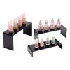 ihomecooker 6 Pc Black Acrylic Display Risers Showcase for Shoe Risers Retail Stand Cupcake Stand Dessert Stand (6P-Black)
