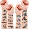 Generic 118 PCS Shark Tattoos Tattoo Temporary Stickers for Boys Kids Adults Themed Birthday Party Favors Decorations Supplies Favors Decor Theme School Prizes Rewards
