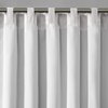 Madison Park White Curtains For Living room , Transitional-Rod Pocket Curtains For Bedroom , Andora Embroidered Back Tab Fabric Window Curtains , 50" x 95", 1-Panel Pack