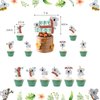 Moptrek Birthday Party Decorations Supplies with Koala Birthday Banner,Koala Foil and Latex Balloons,Cake Topper and Cupcake Toppers for Kids Koala Themed Birthday Party or Baby Shower Decorations