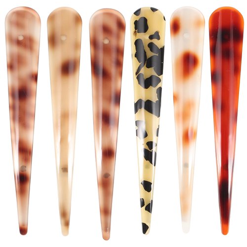 6pcs Hair Clamps Fashion Hairpin Hair Clips Women Mixed Color Decorative Hair Accessories Styling
