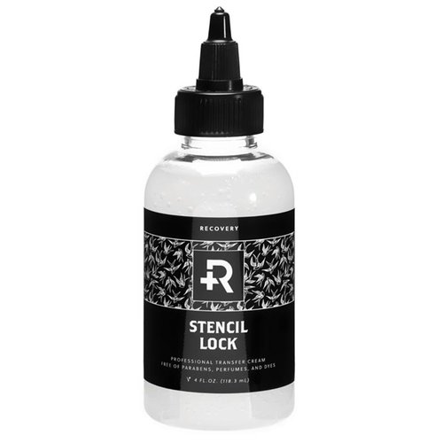Recovery Aftercare Tattoo Stencil Lock Solution Cream - Enhance Stencil Transfers - 4 Ounce Bottle