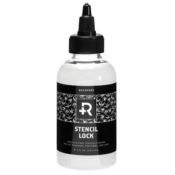 Recovery Aftercare Tattoo Stencil Lock Solution Cream - Enhance Stencil Transfers - 4 Ounce Bottle