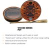 Zink Wicked Series Hunting Pot Turkey Call | Wood/Acrylic Durable Weatherproof Traditional Design Hand-Tuned Soft Close-Range Calling, Crystal