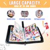 Card Binder 400 Pockets, Trading Card Binder with Sleeves, Baseball Card Binder, Trading Card Albums Sports Card Binder Collectible Fits 400 Cards with 50 Removable Sleeves