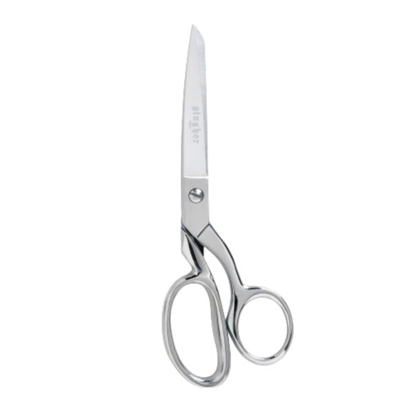 Gingher Dressmaker's Fabric Scissors - 8" Stainless Steel Shears - Sharp Knife Edge Fabric Scissors with Protective Sheath