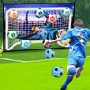 Nazano Soccer Ball Game Set for Kids, Indoor Outdoor Backyard Toss Soccer Goal Game with 2 Balls, 1 Flannel Target, Soccer Toys for 4 5 6 7 8 Years Old Kids Birthday