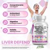 Clean Nutraceuticals Milk Thistle NAC Chanca Piedra Beet Root Artichoke Dandelion Root - Liver Cleanse Detox & Repair Supplement Plus TUDCA Choline & Ginger 60 Count
