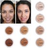 2 Pack Matte Face Powder, Control Oil Brighten Skin Color Cover Blemish Makeup Face Setting Setting Powder Foundation。204- Buff Beige