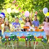 littkeef cliaet 3 Pack Tractor Party Tablecloth Tractor Plastic Table Cover Green Tractor Party Decorations Disposable Tractor Time Party Table Covers Farm Themed Birthday Party Supplies,54 x 87 in