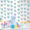 40 Feet 3D Iridescent Butterfly Hanging Garlands Holographic Butterflies Laser Paper Garland Party Streamers for Home Ceiling Decor Birthday Party Baby Shower Wedding Theme Backdrop Decoration