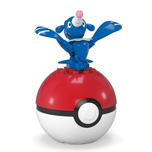 MEGA Pokémon Popplio Building Toy Kit, Poseable Action Figure (24 Pieces) for Kids