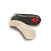 pedag Viva Mini | 3/4 Leather Arch Support Inserts | Handmade in Germany | Plantar Fasciitis Relief | Heel Cushion | Metatarsal Support | Low Profile Shoe Insoles | Tan | Women US 12/ Men 9/ EU 42