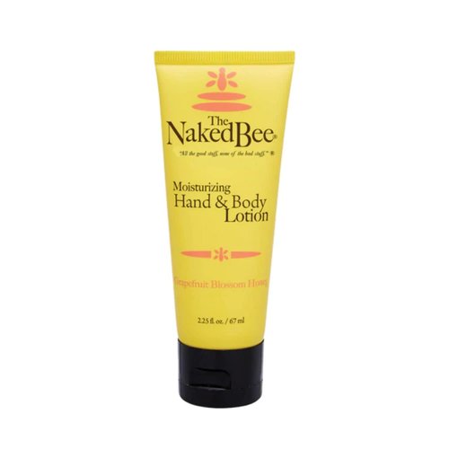 The Naked Bee Nourishing Body Lotion for All Skin Types (2.25oz) Moisture Replenishing Lotion for Dry Skin with Orange Grapefruit Blossom Honey- Skin care for Body with Small Tube