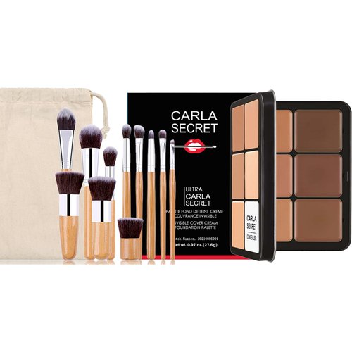 12 Colors Full Coverage Concealer Palette, FantasyDay Lightweight Creamy Formula Makeup Contour Palette Color Corrector Conceals Moisturizing Foundation for Cover Dark Circle Redness Acne Blemish