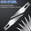 DIYSELF 150 PCS Exacto Knife Blades 11, Sharp Hobby Knife Blades, High Carbon Steel Craft Knife Blades, 11 Hobby Knife Replacement Blades, Exacto Blades for Art, Scrapbooking, Stencil, Paper Cutting
