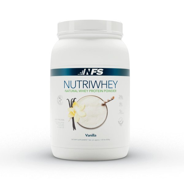 NF Sports Post Workout Nutri Whey Protein Powder, Dietary Supplement, Amino Energy, Supports Immunity & Health, BCAA Powder, Protein Powered, Helps Fight Stress (Vanilla Powder, 852g, 23 Servings)