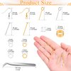 Hypoallergenic Earring Making Kit, modacraft 2000Pcs Earring Making Supplies Kit with Hypoallergenic Hooks, Earring Findings, Backs, Pins Jump Rings for Jewelry Making Supplies