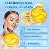 Lktvsy Under Eye Patches, Eye Masks for Dark Circles, Anti-wrinkle and Firming, Gold Collagen Eye Mask is Part of Eye Care Products, Suitable for Mature Skin and Brightening the Eye Area