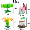 JHESAO 8 PCS Plants and Zombies Toys Action Figures Zombies PVZ Toys Set 1 2 Series Great Gifts for Kids and Fans,Birthday and Christmas Party