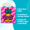 PlayMonster LatchKits for Wall Hangings & Mini-Rugs - Pineapple - Craft Kit with Easy, Color-Coded Canvas, Pre-Cut Yarn & Latch Hook Tool - Perfect DIY Craft for Kids - Ages 6 and Up, Small, Multi