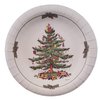 Spode Paper Christmas Tree Luncheon/dessert Plates 16 Cnt