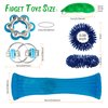Sensory Fidget Toy 10 Set Roller Bike Chain Fidget Spinner and Marble Fidget Stress Pea Pod Stress Relief Tools, Spiky Sensory Finger Rings for Kids and Adults with Attention Disorder