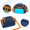 GRAOSO Carrying Case Compatible with Toniebox, Portable Bag for Audio Player Starter Set, Storage Travel Case for Charging Station Headphone, with Shoulder Strap and Handle, Blue(Case Only)