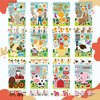 36 PCS Farm Animal Stickers Sheets, Make-a-face Sticker, Make Your Own Stickers for Kids Farm Themed Party Favors Supplies Craft Birthday Gift for Girls Boys