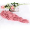 4 PCS Pink Clip in Hair Extensions Natural Soft Long Wavy Synthetic Hair Extensions 20 Inch Thick Hairpieces Double Weft Hair Extension 11 Clips (20Inch(4PCS), 312# Pink)