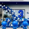 Number 3 Balloon 40 inch, Dark Blue Big Number Balloon, Giant Foil 3 Balloons Number, Helium 3rd Birthday Balloons for Kids Boys Girls Birthday Party Decorations Wedding Anniversary Event Supplies