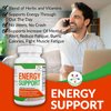 Spectra Vitamins Natural Energy Support 30 Capsules - Guarana Capsules - Vitamin B12 - Guarana and Green Tea Extracts - Citrulline Energy Supplements with Natural Energy Booster