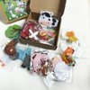 MOVEBO ﻿ 1 Set/12PCS Felt DIY Sewing Crafts Kit for Kids Ages 6-12 Create Adorable Plush Farm Animals - Includes Pig,Sheep,Cow,Chickens - Fun DIY Sewing Felt Plush Animals Set (Farm Animal)