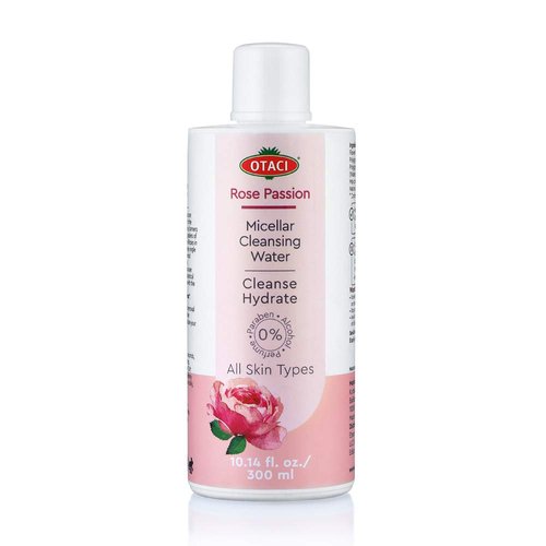 OTACI Rose Passion Micellar Cleansing Water, Face Cleansing Makeup Skin Remover Wash Rosewater Hy...