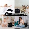 AudeRhine 10'' Cute Black Cat Plush Toys, Soft Cat Pillow Squishy Plushies, Cat Stuffed Animals Kawaii Plush Toys Home Decoration Gift for Cat Lovers Kids Boys Girls (Black, 10 Inch)