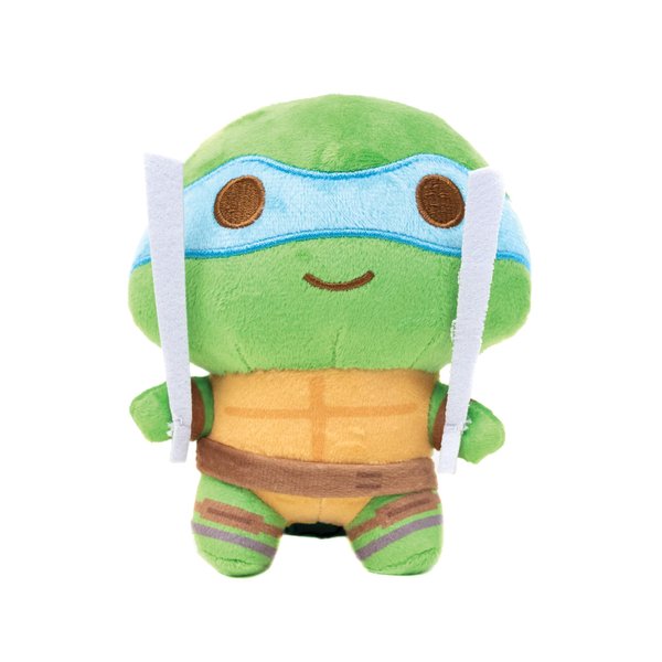 Buckle-Down Nickelodeon Dog Toy, Teenage Mutant Ninja Turtles Leonardo Sword Blue Pet Toy, Plush