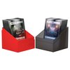 Ultimate Guard Boulder Synergy 100+, Deck Case for 100 Double-Sleeved TCG Cards, Black/Red, Secure & Durable Storage for Trading Card Games
