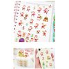 Mayatra's Kawaii Merry Christmas 3D Dropping Adhesive Sticker Cartoon Santa Claus Sticker DIY Scrapbook Decoration for Students Stationery Sticker Craft Stickers (Set of 4 Sheets)
