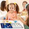 Preschool Montessori Toys for Toddlers, Space Busy Book Learning Toys for Kids Toddlers Preschool Learning Activities, Autism Sensory Educational Toys for Boys & Girls Christmas Birthday Gifts