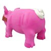 Latex Pig with Sun Glasses Design Dog Toy (Pink)