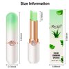 BINGBRUSH Aloe vera Color Changing Lipstick Queen,Moisturizer Long Lasting Lip Care Lip Balm Magic Lip Gloss Lip Tint Stain Glossly Makeup Lipstick Set for Women (1pc Aloe vera)