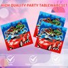 40 Pieces Cars Birthday Party Decorations Racing Car Party Decorations Hot Car Tableware Set Racing Car Plates Napkins Party Supplies Kit for Kids Boys Racing Birthday Decorations