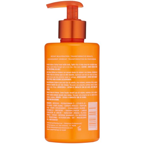 Obliphica Seaberry Styling Cream for Women - Anti-Frizz Control, Normal Hair Products, Damaged Repaired Hair - Hair Mask & Treatment for Protecting Hair & Scalp - 10 Fl Oz