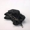 Women's Professional Ribbon Hair Clip with Black or Navy Chignon Cover, Barrette Net Bow-knot Decor