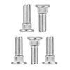 PVOTAWP 5PCS Wheel Studs, Tire Lug Stud OEM#610-266 90942-02049, M12 x 1.5 & 49mm Long Steel Serrated Lug Knurl Bolts Compatible with Toyota Lexus Prius Chevrolet Pontiac Scion Avalon