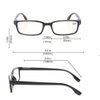 Kerecsen Computer Glasses 2 Pair UV Protection, Anti Blue Rays, Anti Glare and Scratch Resistant Computer Reading Glasses