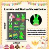 Leesgel Temporary Tattoo for Kids, Easter Eggs Chicken Tattoo Stickers, Luminous Kids Tattoos for Filler Easter Egg Basket Stuffers Easter Party Favors Decorations Supplies School Rewards