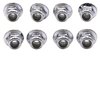 Blomiky 8 Pack 9125 Scew Lock nut 25-WJ02 Spare Part for 9125 9155 9156 RC Car RC Truck 9125 Locknut 2