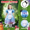 XXLOG Halloween Costume for Girls Fancy Princess Dress with Headband Party Cosplay Costumes S