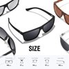 KWHZXGYY Sunglasses Men Polarized Sunglasses for Mens and Womens,Black Retro Sun Glasses Driving Fishing UV400 Protection